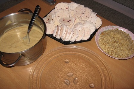 Зефирный торт с имбирным печеньем и клюквой: шаг 1