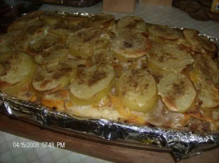 Картофельная запеканка с мясом: шаг 8