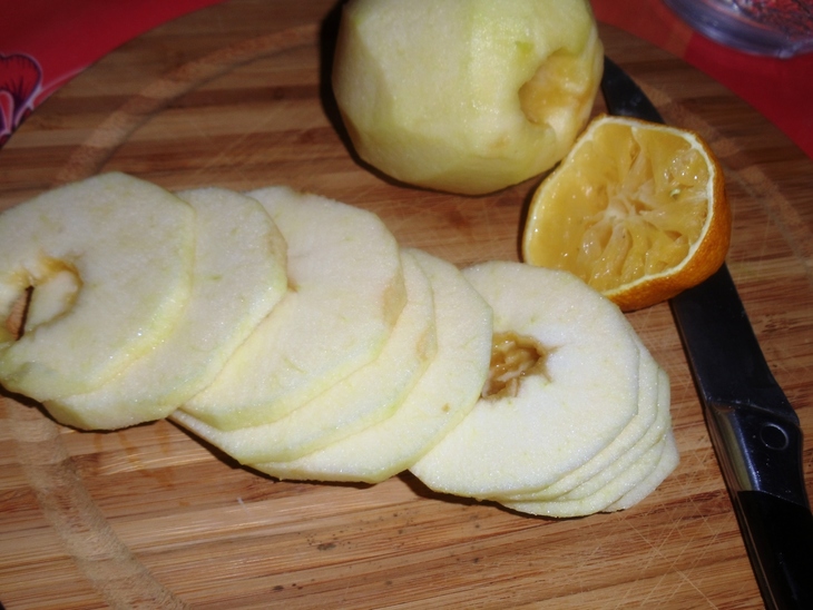 Творожные печенье  с яблоками, корицей и орехами: шаг 4