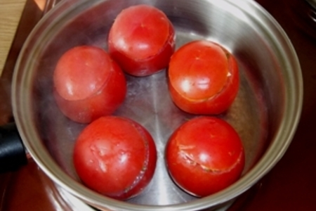 "семейка силачей синьора помидора" (мясные рулетики с фаршированными помидорами): шаг 5