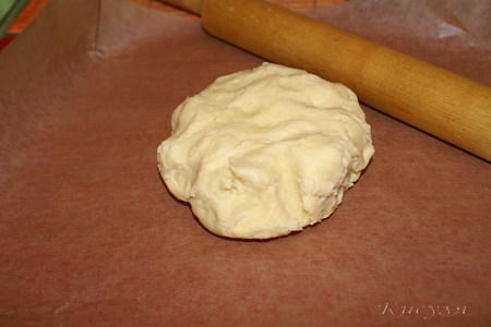 "рубленный" пирог с сыром и зелёным луком: шаг 2