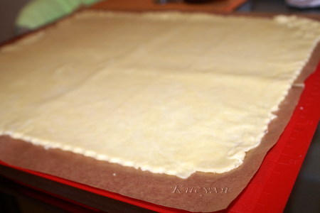 "рубленный" пирог с сыром и зелёным луком: шаг 3
