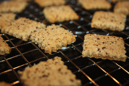 Медовое печенье (honey graham crackers) как основа для чизкейков и не только: шаг 5