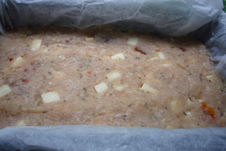 Хлебец из индейки с вялеными томатами и сулугуни.: шаг 5