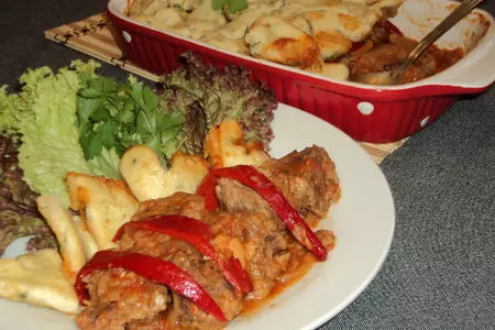 Свинина, запеченная с булочками.: шаг 6