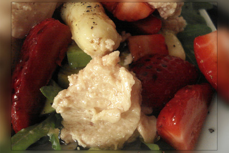 Салат со спаржей - клубникой - авокадо! ...не так плохо, как кажется!: шаг 13