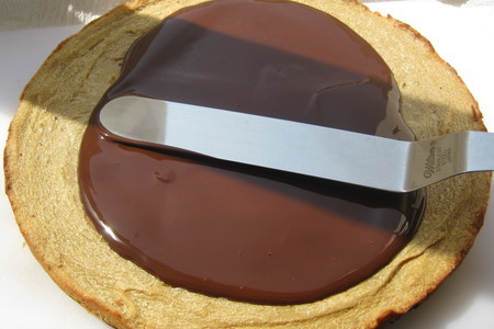 Шоколадно-арахисовый торт (chocolate peanut slice) - для тасиной мамы!: шаг 13