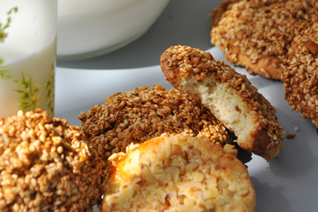 Баразек - арабское печенье с медом и кунжутом: шаг 9