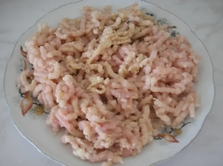 Воздушное куриное суфле со спагетти из овощей.: шаг 3