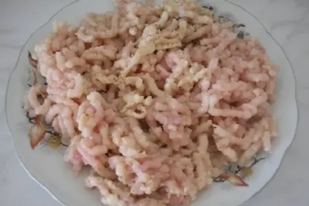 Воздушное куриное суфле со спагетти из овощей.: шаг 3