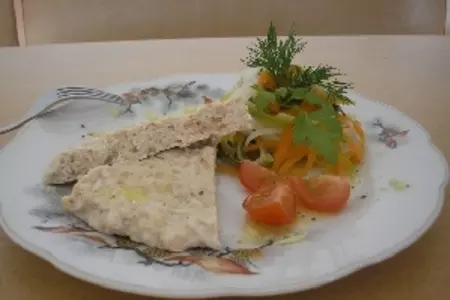 Воздушное куриное суфле со спагетти из овощей.: шаг 12
