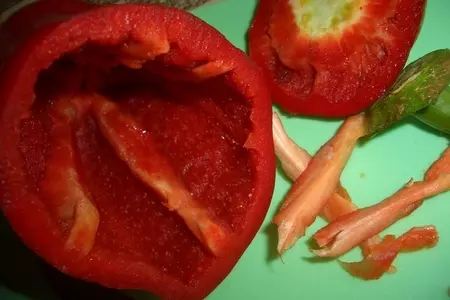Закуска "фаршированный перец": шаг 3