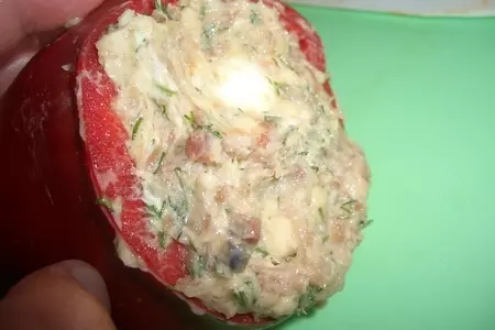 Закуска "фаршированный перец": шаг 8