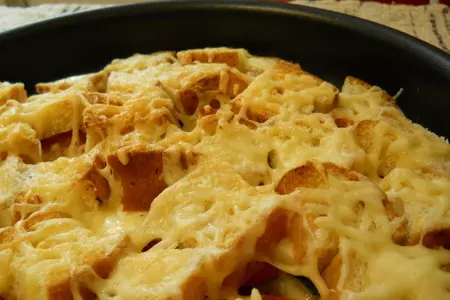 Гратен   из цукини с помидорами, фокачча и сыром.: шаг 1