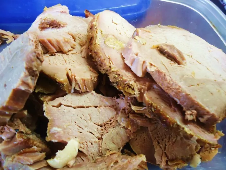 Сэндвич с домашней бужениной!))) вкусно, быстро, полезно!: шаг 3