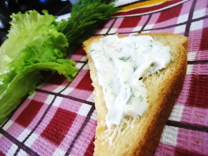 Сэндвич с домашней бужениной!))) вкусно, быстро, полезно!: шаг 5