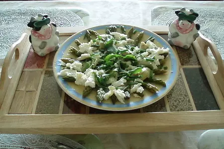 Салат спаржевый с артишоками и моцареллой: шаг 7