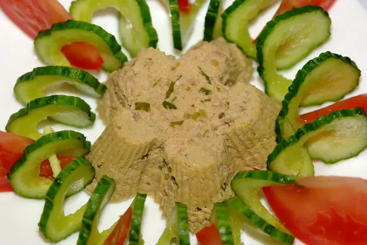 Пудинг из печени курицы: шаг 9