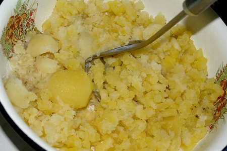 Семга под огуречным соусом и картофельные галушки - все на пару: шаг 3