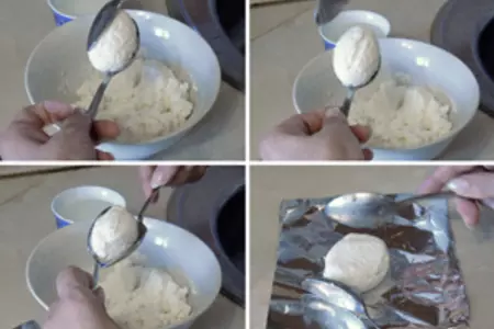 Сырники на пару: шаг 4