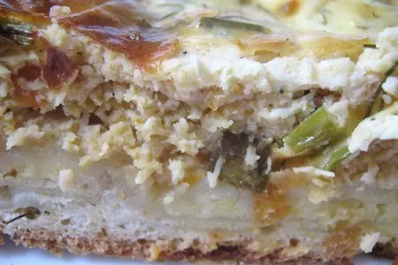 Пирог с курицей и зеленым луком: шаг 5