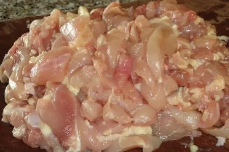 Китайские булочки с курицей на пару: шаг 3