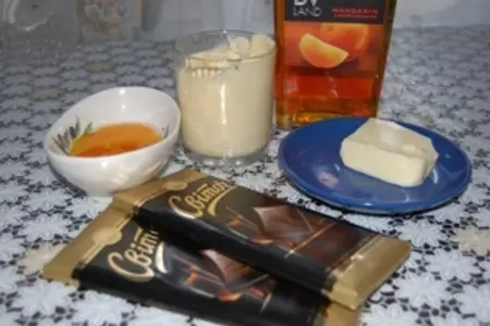 Шоколадно-манговый торт: шаг 8