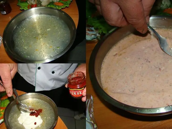 Язык без костей (филе пангсиуса под соусом - на пару): шаг 9
