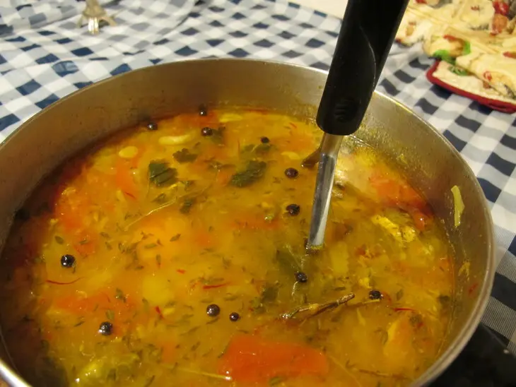 По мотивам французского рыбного супа "буйабес - bouillabaisse": шаг 11