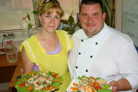 Куриные карманы-кошелёчки! (куриные грудки, фаршированные шампиньонами и сыром - на пару): шаг 12