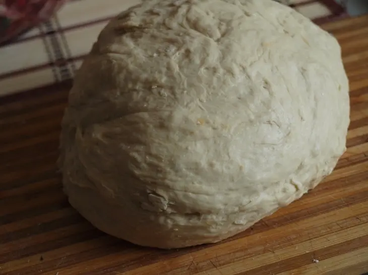Паровые вареники из постного тыквенного теста с начинкой из грибов и картофеля.: шаг 2