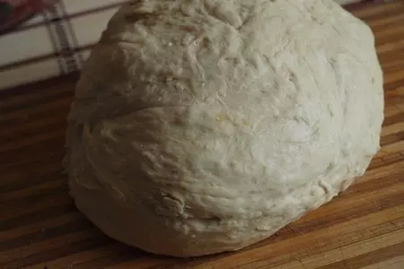 Паровые вареники из постного тыквенного теста с начинкой из грибов и картофеля.: шаг 2