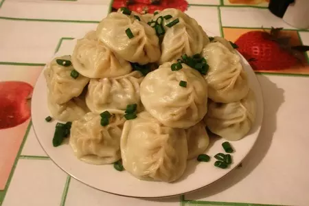 Манты пак-чой: шаг 7