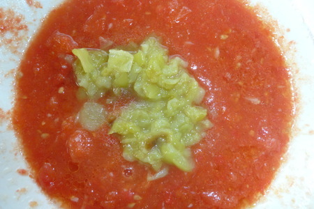 Шпигованное чесноком мясо на мангале с томатным соусом ( из серии "айда на пикник"): шаг 10