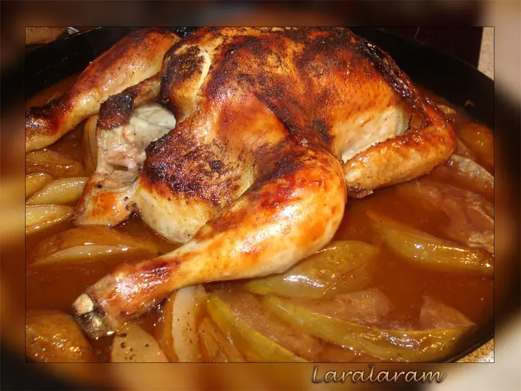 Пивная курица в фруктовом соусе: шаг 5