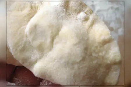 Вареники с вишнями на пару "зимняя вишня": шаг 6