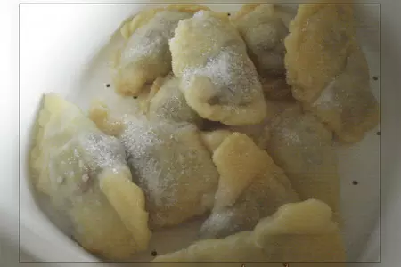 Вареники с вишнями на пару "зимняя вишня": шаг 9