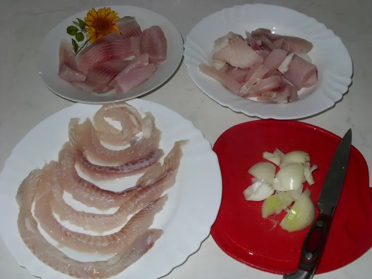 Рыбная вкусняшка: витки, лодочки,суфле: шаг 2