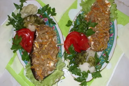 Рыбная вкусняшка: витки, лодочки,суфле: шаг 12