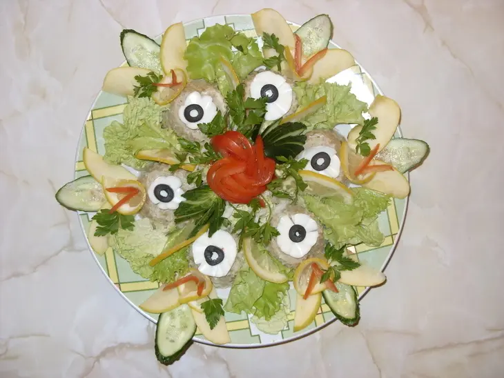 Рыбная вкусняшка: витки, лодочки,суфле: шаг 13