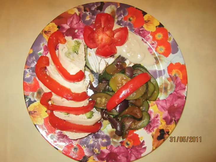 Фаршированная куриная грудка "fior de latte": шаг 22