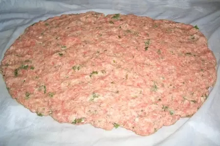 Рулет мясной паровой: шаг 2