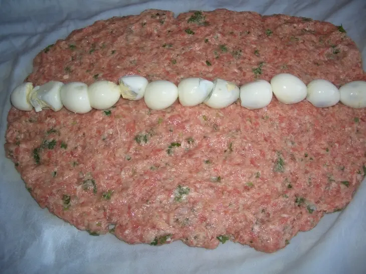 Рулет мясной паровой: шаг 3