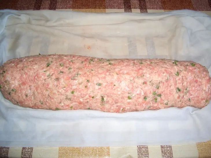 Рулет мясной паровой: шаг 5
