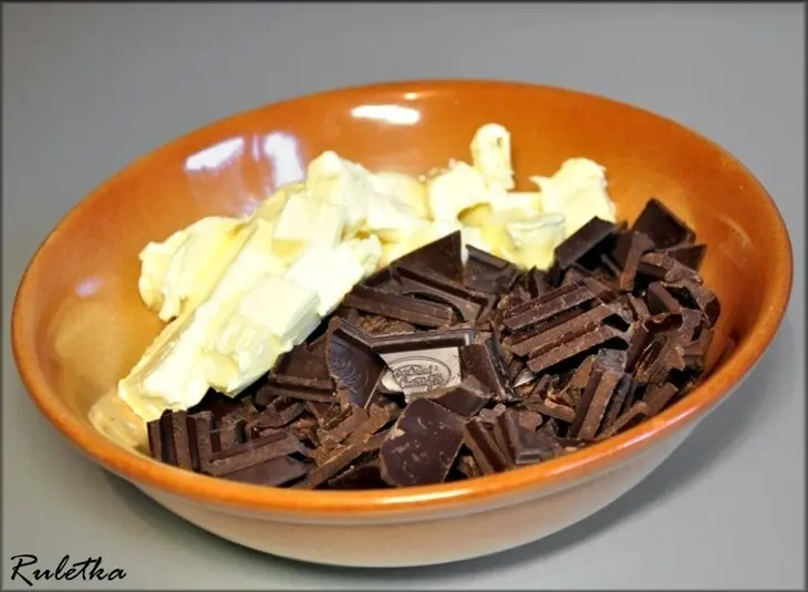 Розмариновые шашлычки из форели с картофельно-сельдереевым пюре и овощным салатом + десерт"трюфель".: шаг 14