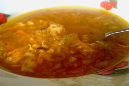 Суп куриный с сельдереем и карри: шаг 6