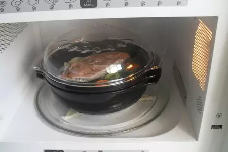 Стейк из семги с прованскими травами и овощами ( на пару): шаг 6