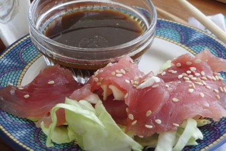 Филе тунца с горчично-соевым соусом: шаг 9