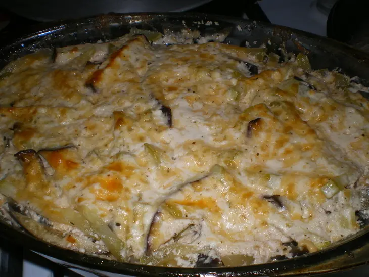 Запеченые овощи с курицей под сырным соусом: шаг 2