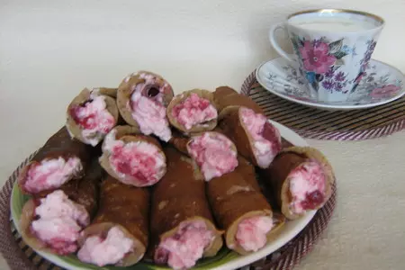Блинчики ржаные с яблоками.: шаг 7